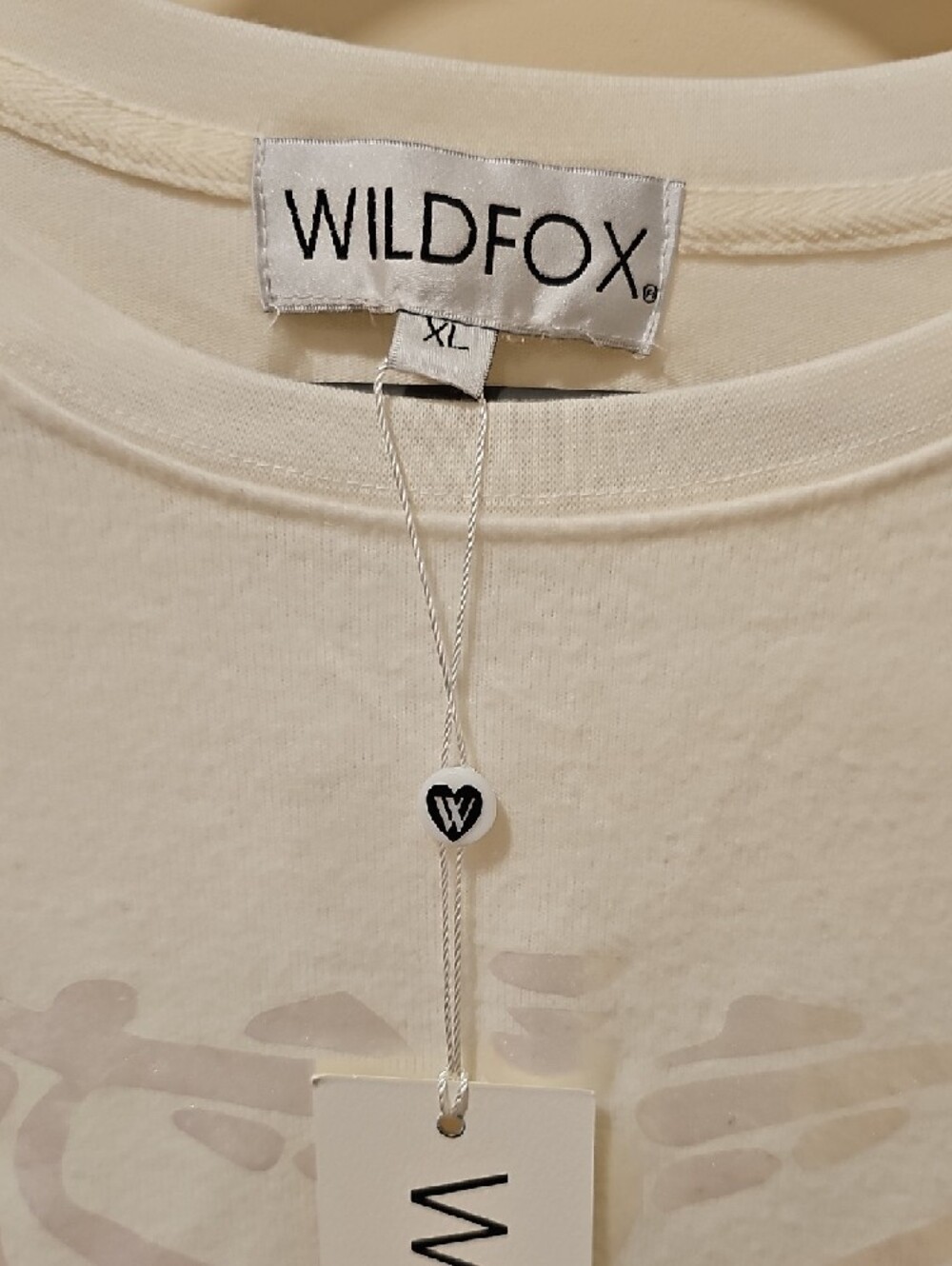 Wildfox Couture Rib Cage Sweatshirt; NWT; Size XL - Picture 6 of 10